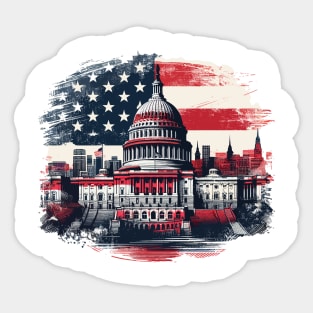 Washington DC Sticker